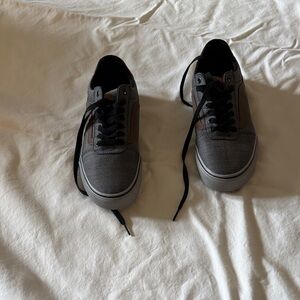 Vans Charcoal and Black Sneakers